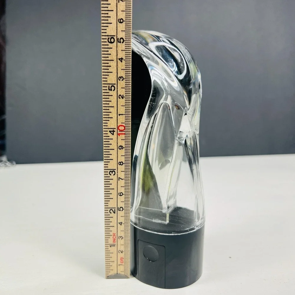 Cole & Mason Salt Or Pepper Mill Acrylic Black Push Button Grinder Model 950